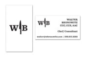 Walter Bronowitz Business Card